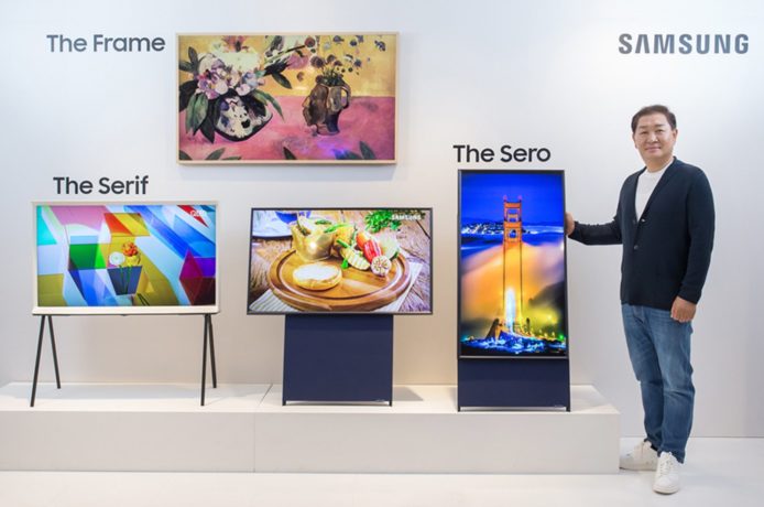 Samsung The Sero QLED 電視可垂直顯示   5 月底韓國率先上市
