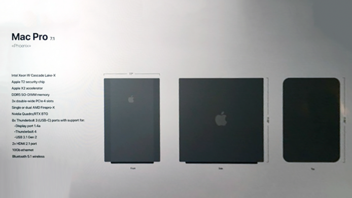 Mac Pro 新版規格及外型外洩　告別筒形外殼、料明年推出