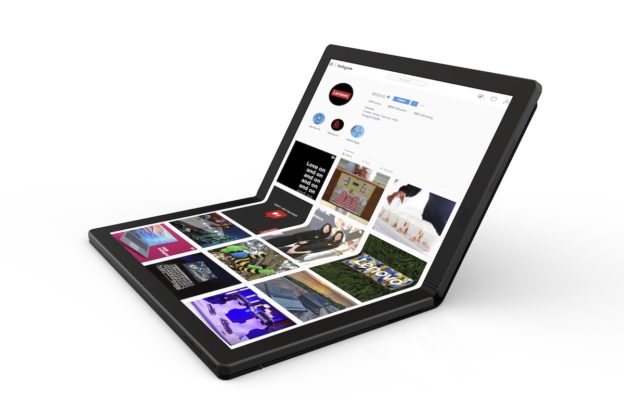 【有片睇】Lenovo ThinkPad X1 摺疊熒幕電腦明年上市　熒幕無摺痕＋無實體鍵盤