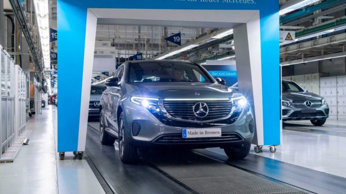 Mercedes-Benz 首款電動車 EQC 正式投入生產