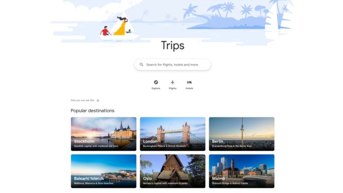 軟件版 Google Trips 8 月初下架   更新網站版接替運作
