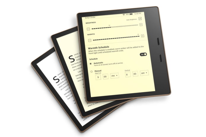 Amazon Kindle Oasis 推新版本   加入屏幕色調調節功能