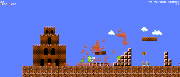 《Mario Royale》75 人連線鬥衝終點 　粉絲自行開發多人競速版