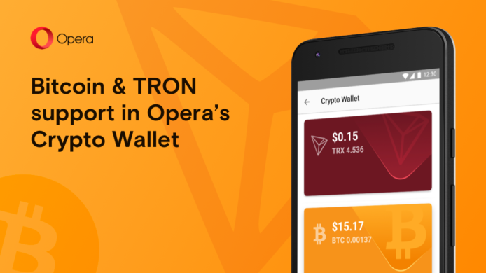 Opera for Android 測試版   加入 Bitcoin、TRON 加密貨幣支援