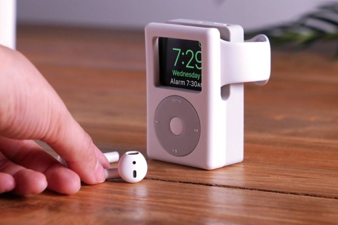 過癮造型充電座   Apple Watch 秒變經典 iPod
