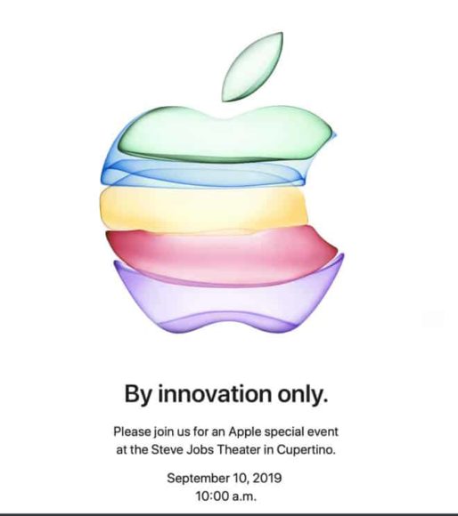 iPhone 11 發佈時間確定　蘋果五色邀請函