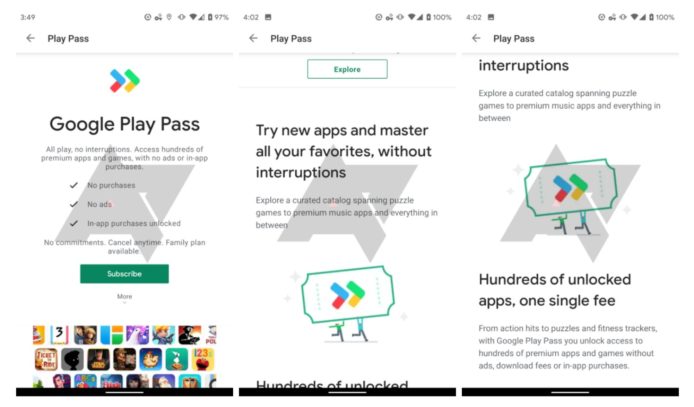 Google Play Pass 準備推出   一個月費任用任玩 Apps 遊戲