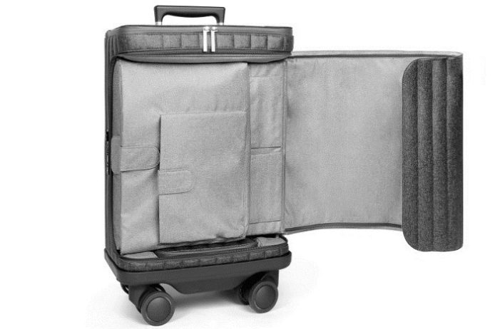 智能行李喼登陆众筹网站，滚轮移动可为电池充电