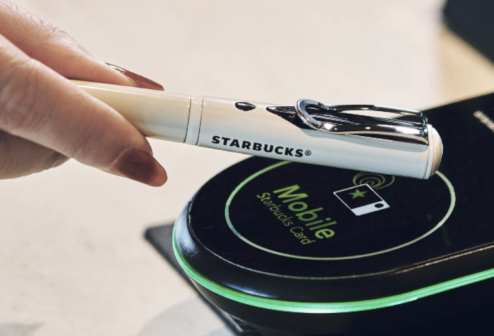 日本 Starbucks 推出 NFC 付款筆　內置輕觸式 FeliCa 晶片
