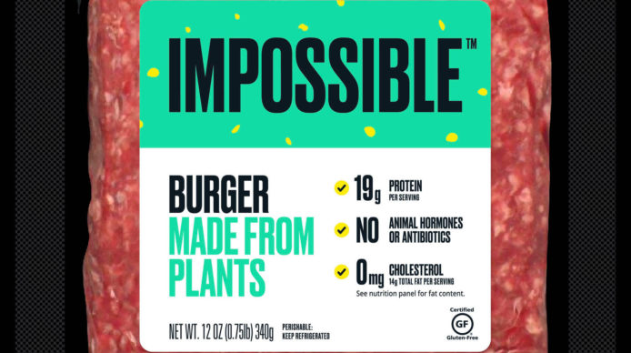 人造肉 Impossible Foods 擴大版圖　首次推出零售產品超市上架