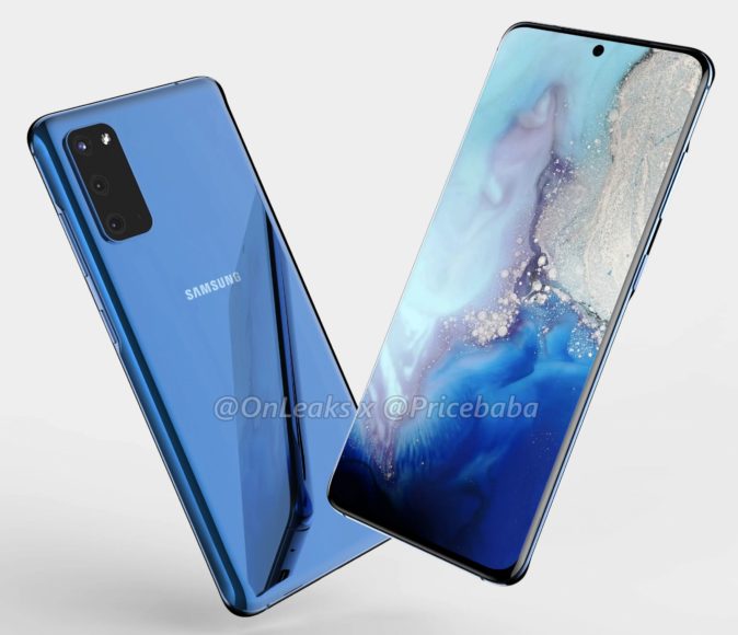 Samsung Galaxy S11e 設計圖曝光　無死角外殼 + 熒幕指紋辨識