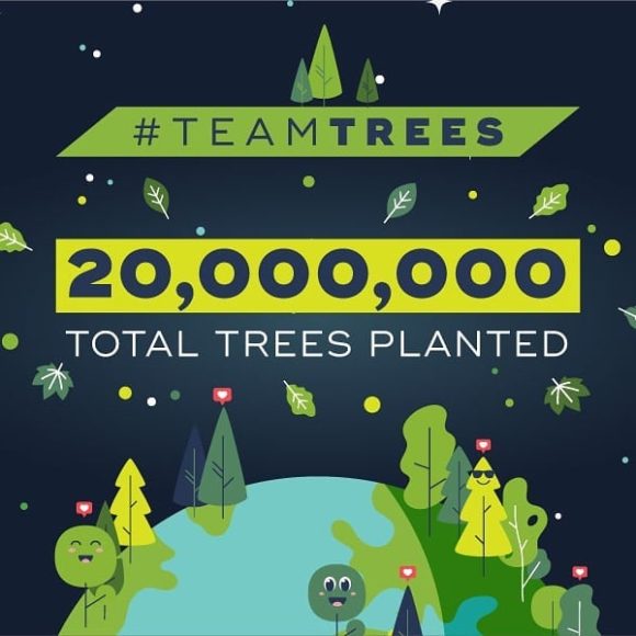 YouTuber 為環保出力   兩個月內成功植樹 2 千萬棵樹