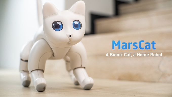 【有片睇】MarsCat 電子寵物貓　自行編程 + 識別主人