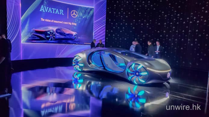 【CES 2020】Benz Vision AVTR 電動概念車   靈感來自阿凡達 + 透明車門用手掌駕駛