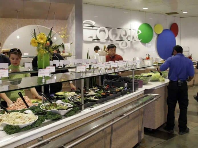 Google 從食堂設計著手   改善員工身體健康