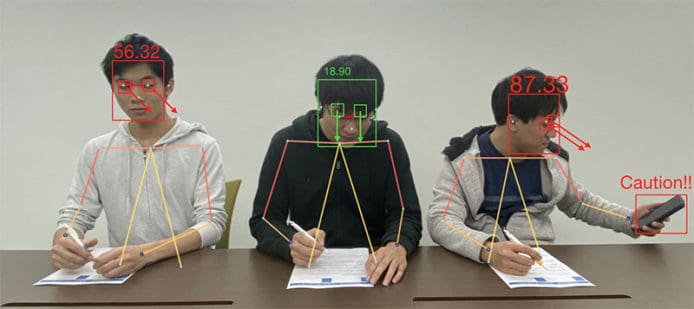 日本研發 AI 偵測考生作弊　從姿勢及視線即時判斷違規