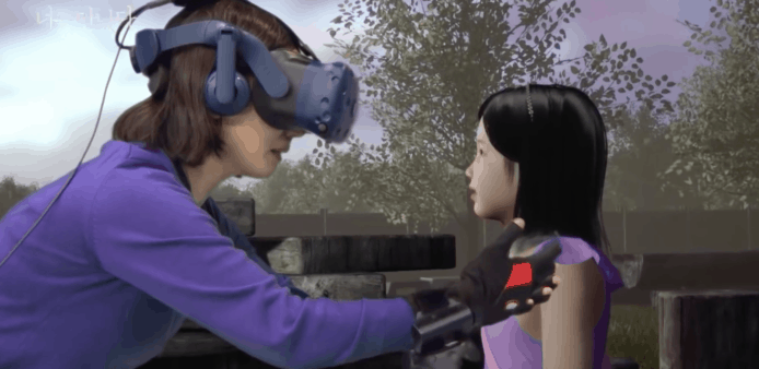 【有片睇】韓國利用 VR 技術讓母親與已離世女兒再會