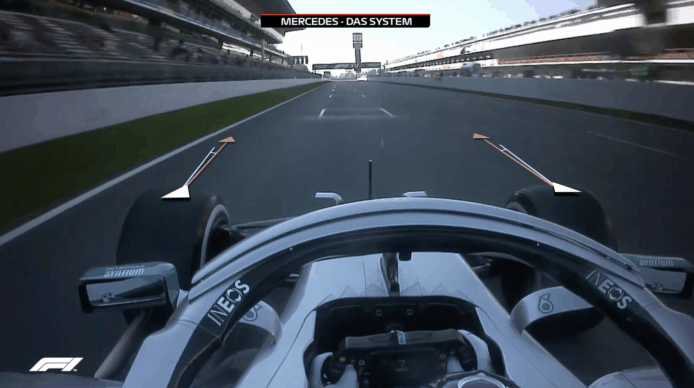 Mercedes F1 展現全新軚盤操作　簡單改變前輪傾斜度