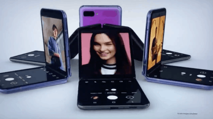 【有片睇】Samsung Z Filp 新摺機奧斯卡廣告曝光　黑紫兩色 + 外置小熒幕