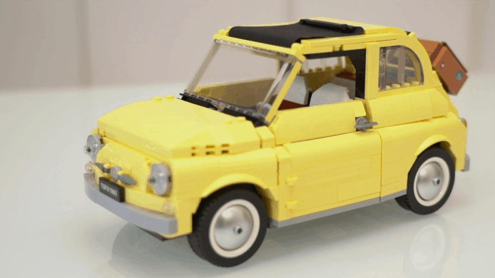 【unwire TV】開箱 Fiat 500 LEGO 車開箱 適合新手 + 外型可愛