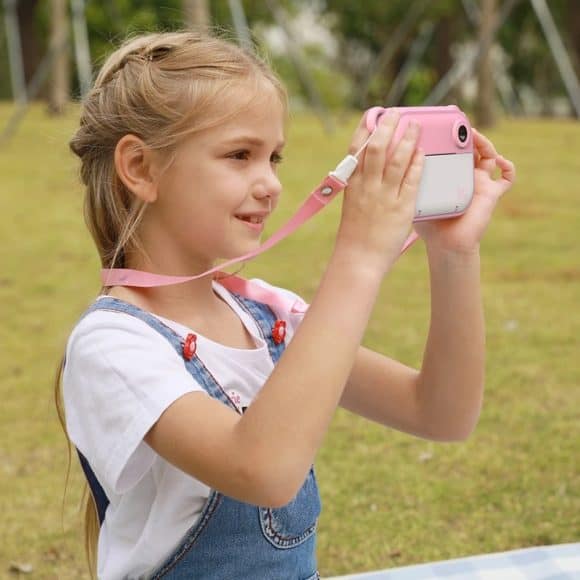 可愛造型兒童數碼相機   添加熱感紙即影即有功能