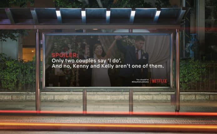防止漢堡市民疫情下外出   蒲點廣告版刊登 Netflix 劇透