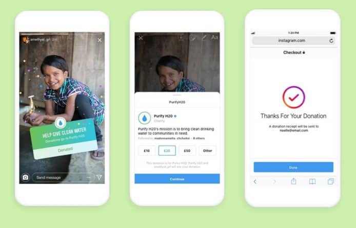 Instagram 加入捐助貼紙助非營利組織籌款  用戶可於直播時進行捐款
