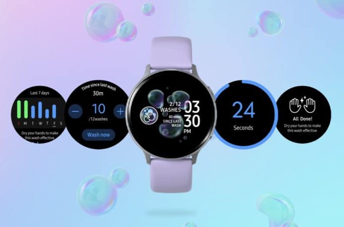 Samsung 推出智能手錶洗手 App　提供計時和提醒功能