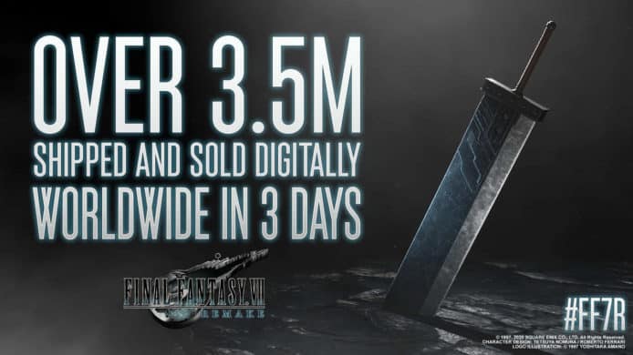 《Final Fantasy Vll Remake》銷量報捷　3 日內全球售出 350 萬套