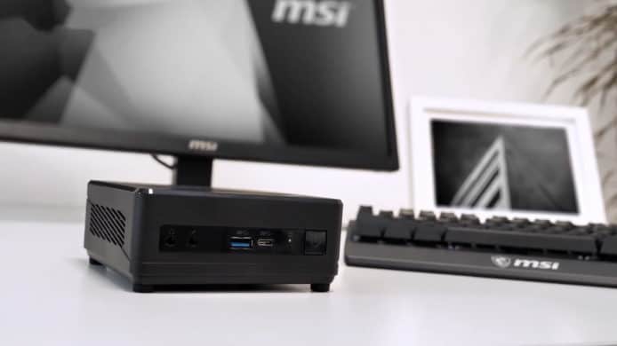 MSI Cubi 迷你電腦 PRO MP221顯示器　家用及辦公室方便收納