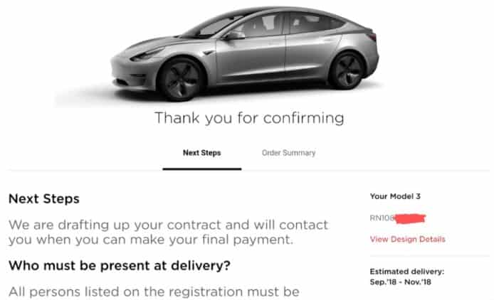 德國男士訂車遇網站出錯   一口氣購買 28 部 Tesla Model 3