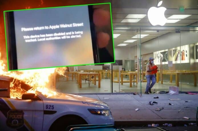Apple Store 被搶 iPhone 鎖機　警告：位置已追蹤及通知警方