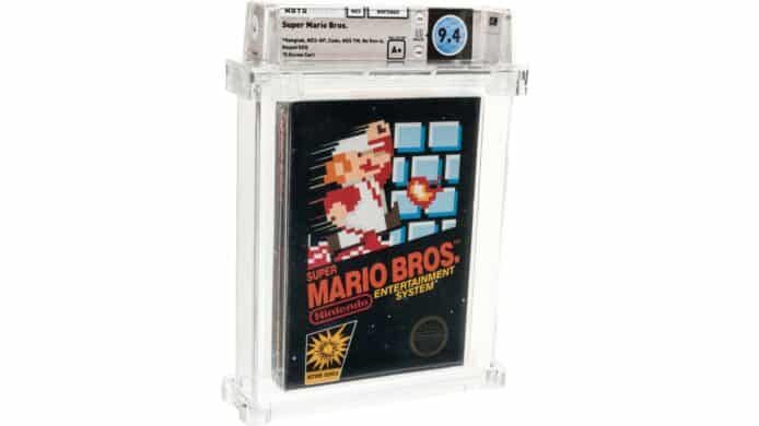 未開封 Super Mario Bros   拍賣成交價破紀錄