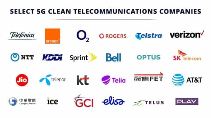 美國國務院發佈名單   全球 24 電訊商被納入 5G 潔淨網絡