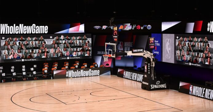 NBA 用 Teams「現場睇波」  球場顯示觀眾頭像
