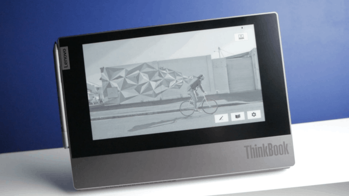 【unwire TV】【試玩】Lenovo ThinkBook Plus 試玩：外層 E-Ink 屏幕 + 觸控筆 書寫感覺驚喜地流暢