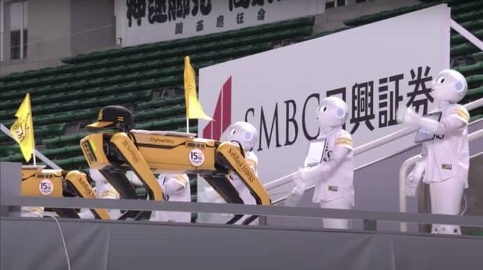Boston Dynamics 機械狗做啦啦隊【有片睇】　為日本職棒聯賽跳舞打氣