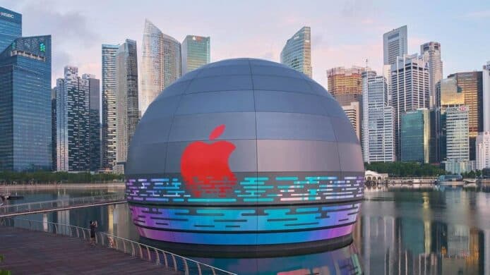 史上首間水上 Apple Store   短期內將於新加坡揭幕