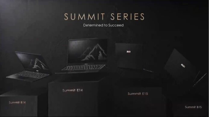 MSI 推全新 Summit 系列   採 11 代 Intel 處理器力攻設計用家市場