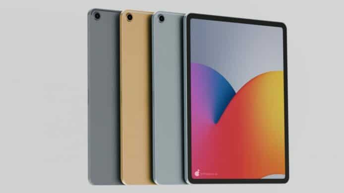 iPad Air 4 外觀模擬圖   超窄邊框激似iPad Pro方正機身