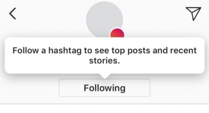 Instagram 測試新功能  可以直接 Follow Hashtag