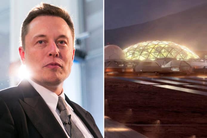 Elon Musk 談及火星城市計劃  預計初期將於玻璃穹頂下生活