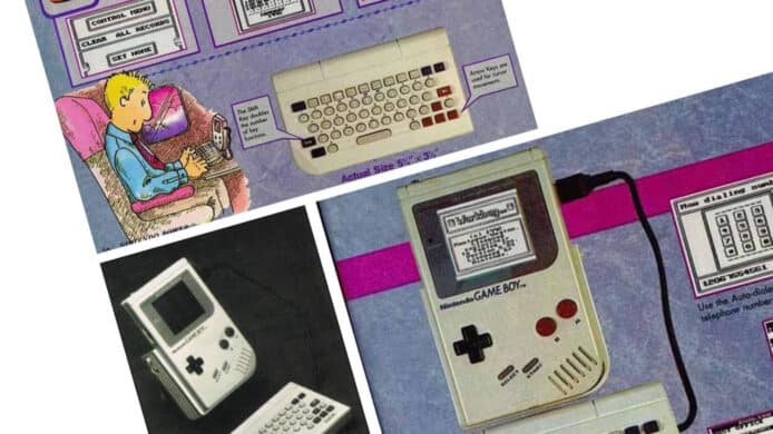 元祖 Game Boy 搭配鍵盤   任天堂 WorkBoy 28 年後突然出土