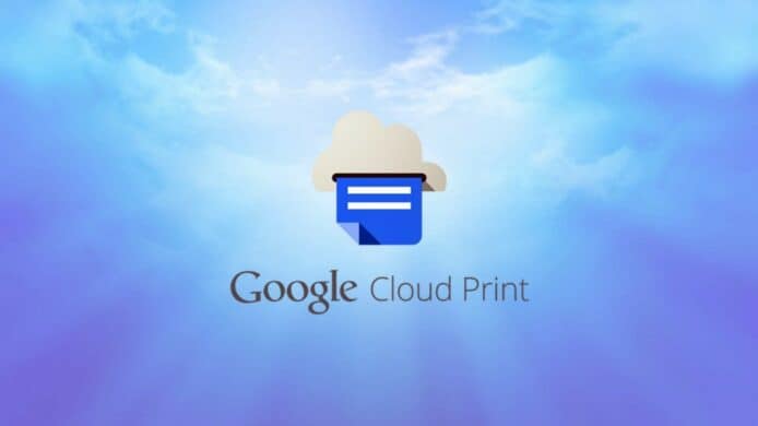 Google Cloud Print 雲端打印   1/1 正式終止服務