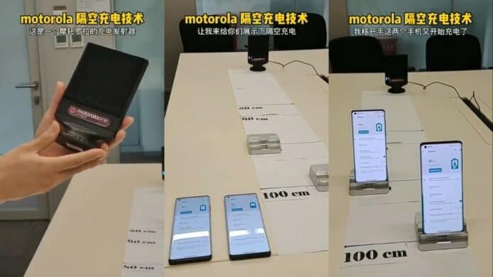 Motorola 展示真無線充電技術   可以隔空同時為兩手機充電