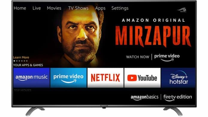 Amazon 印度推出智能電視　首個自家品牌電視產品