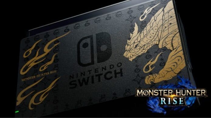 Monster Hunter 新款 Switch 主機   怨虎龍花紋超精緻