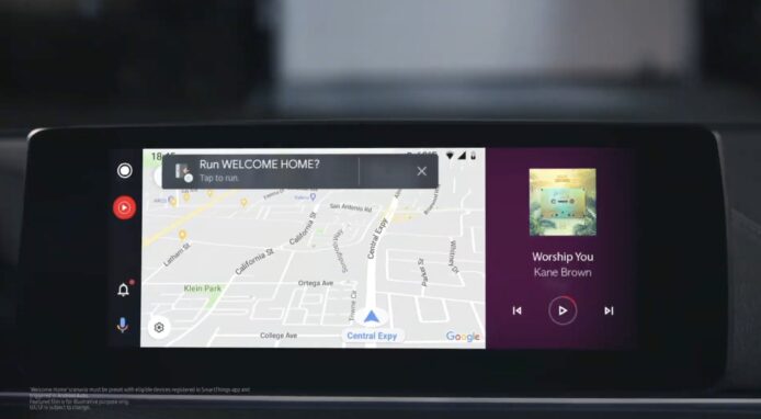 Samsung 手機變身數碼車匙    Android Auto大升級 + SmartThings 控制家電