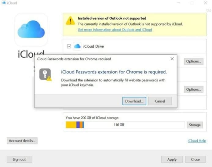iCloud for Windows 更新被撤回   或與全新官方 Chrome 插件有關