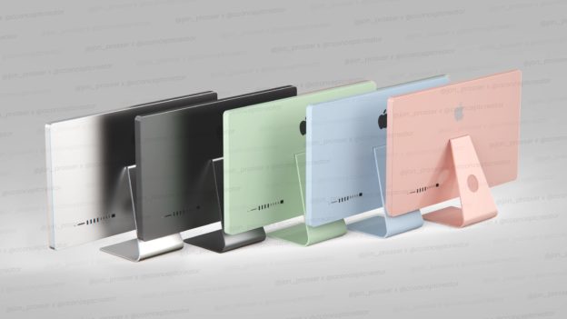 Apple iMac 2021 或推新色    銀、黑、綠、藍、粉紅共五款